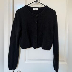 Aritzia Black Sicily Cashmere Cardigan